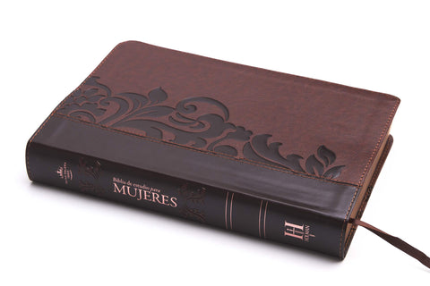 Biblia Reina Valera 60 Estudio para mujeres café
