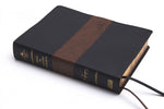 Biblia  Reina Valera 60 de estudio Spurgeon negro piel genuina