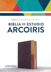 Biblia Reina Valera 60 de Estudio Arcoiris, símil piel con índice