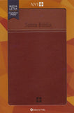 Biblia NVI letra grande imitación cuero dos tonos