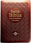 Biblia Reina Valera 60 compacta fuente de bendiciones vinil vino
