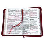 Biblia Reina Valera 60 letra gigante imitación piel vino cierre e índice PJR