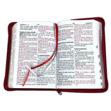 Biblia Reina Valera 60 letra gigante imitación piel vino cierre e índice PJR
