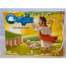 Calendario infantil de pared ovejix salmo 23 2021