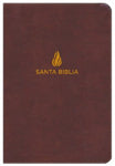 Biblia Letra Gigante marrón, piel fabricada con índice