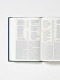 Biblia Nbla de Estudio Gracia y Verdad, Leathesoft, Azul Marino, Interior a dos Colores
