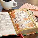 Biblia Reina Valera 60 Centrada en Cristo floral