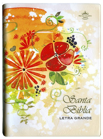 Biblia letra grande crema