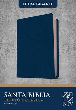 Biblia NTV Edición clásica azul, letra gigante