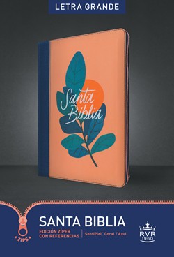 Biblia Edición de referencia ultrafina coral/azul 95P