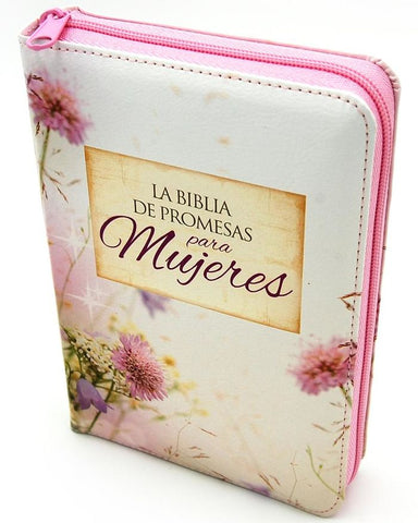 Biblia Reina Valera 60 Promesas compacta floral PE CI CZ 9.5P