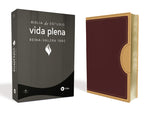 Biblia Reina Valera 60 vida plena dos tonos rojo/beige