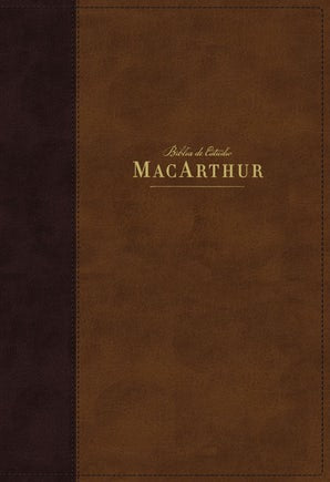 Biblia NBLA de estudio MacArthur piel