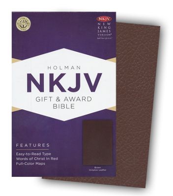 (OP) B. NKJV gift & award brown