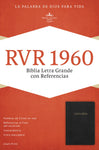 B. RVR60 letra grande con indice imitación piel color negro