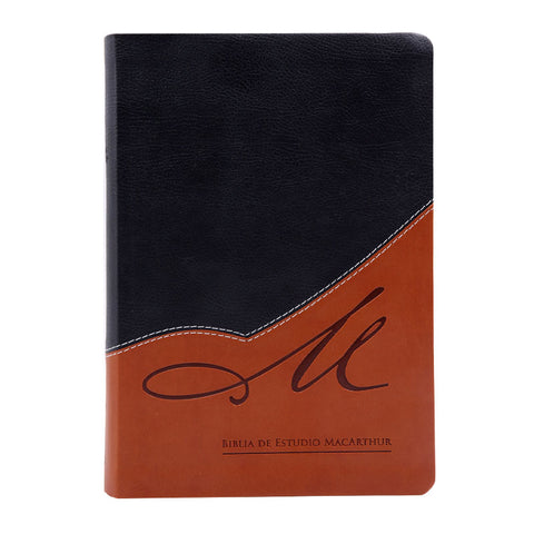 Biblia Reina Valera 60 de estudio MacArthur piel índice