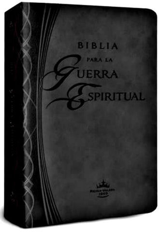 Biblia Reina Valera 60 para la guerra espiritual negro imitacion piel, con indice 9P