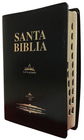 Biblia 1960 Negro piel fab. Indice