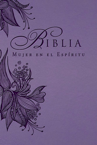 Biblia mujer en el espiritu lavanda