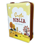 Biblia Otoño de Bolsillo RV1960, imit. piel amarillo