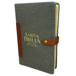 Biblia Letra Grande Reina Valera 60, vintage broche gris