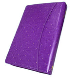 Biblia Reina Valera 60 elegancia lila con bolsillo piel cierre