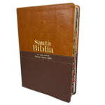 Biblia Letra Súper Gigante RV1960, imit. piel café con índice