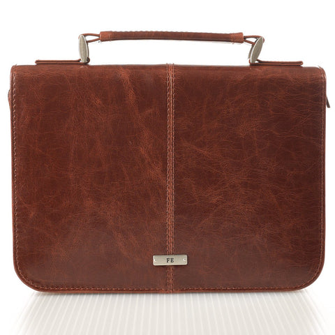 Forro grande simil cuero placa fe cafe