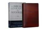 Biblia RVR60 de liderazgo Maxwell tamaño manual piel café