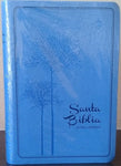 Biblia Reina Valera 60 mediana azul letra grande