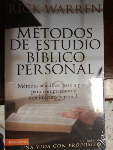 Metodos de estudio biblico personal