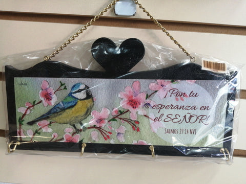 Portallaves pajaro Salmos 27:14