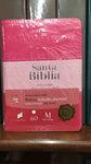 Biblia Reina Valera 60 Dúo tono letra grande rosa rosa cierre letra 10P PJR
