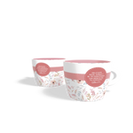 Taza floral deleitate