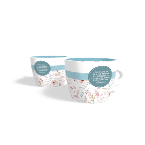 Taza floral confiare en El