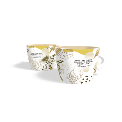 Taza leaves Todo lo puedo