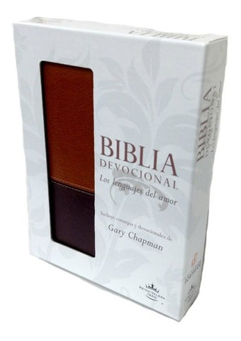 Biblia Reina Valera 60 devocional lenguajes del amor café