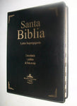 Biblia Reina Valera 60 letra súper gigante negro Palabras Jesús Rojo Índice