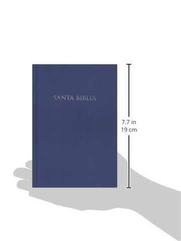 Biblia Reina Valera 60  Tela-Azul(1380)-Premios y Regalos