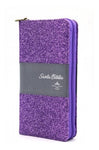 B.RVR60 Cartera c/Gliter Purpura Ziper RVR035ZC
