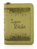 Biblia Reina Valera 60 mini bolsillo imitación verde PJR