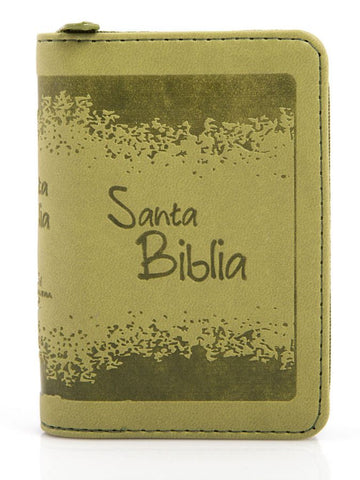 Biblia Reina Valera 60 mini bolsillo imitación verde PJR