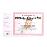 Certificado presentacion niñas 4 Colores