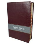 Biblia Reina Valera 60 distinción letra gigante marrón/gris índice 14P PJR