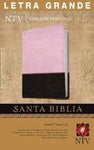 Biblia NTV Edición personal letra grande rosa/cafe10P