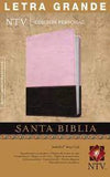 Biblia NTV Edición personal letra grande rosa/cafe10P