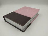 Biblia NTV Edición personal letra grande rosa/cafe10P