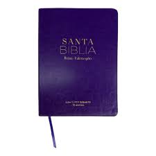 Biblia Reina Valera 60 Clásica lila imitación piel letra supergigante 19P PJR
