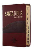 Biblia Reina Valera 60 bolsillo vino Frankfurt letra grande con índice