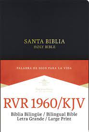 Biblia bilingüe Reina Valera 60 / King James Version  negro 10 P